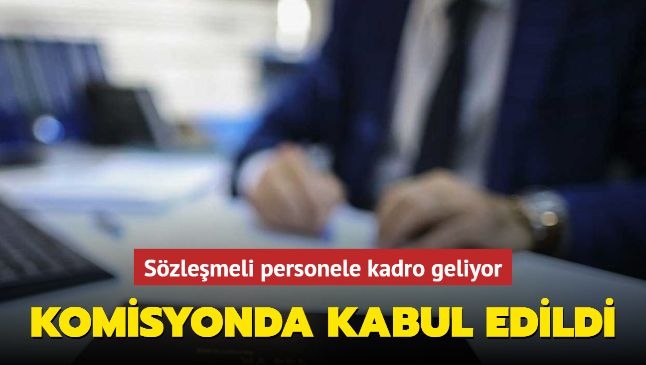 S Zle Meli Personele Kadro Geliyor Komisyonda Kabul Edildi