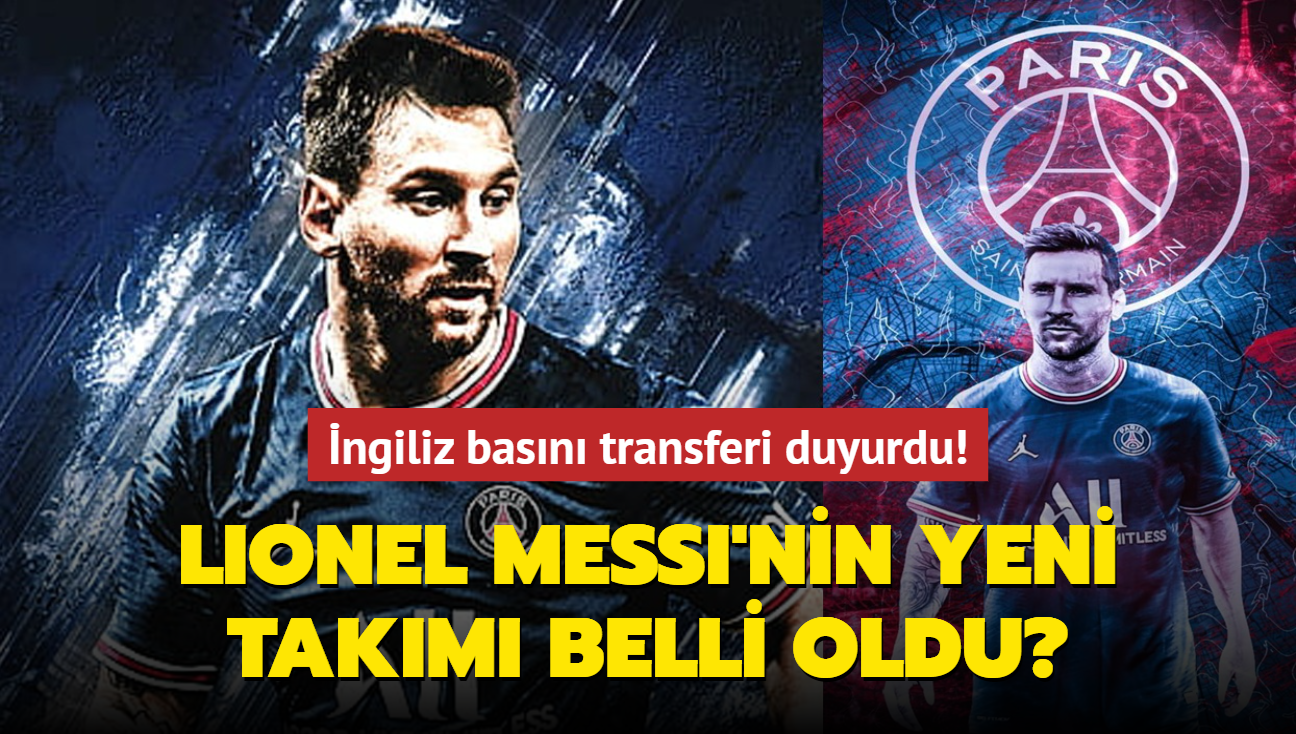 Lionel Messi Nin Yeni Tak M Belli Oldu Ngilizler Haberi Duyurdu