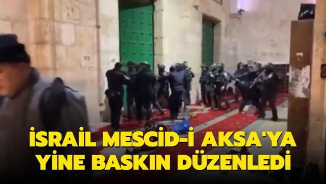 Srail Polisi Mescid I Aksa Ya Yine Bask N D Zenledi