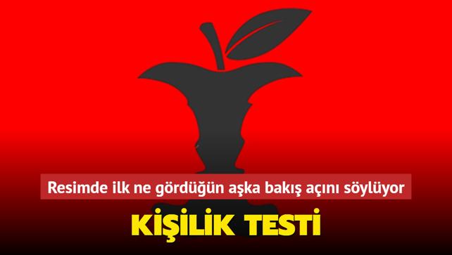 Kişilik testi Resimde ilk elmamı insan yüzü mü gördün Aşka bakış