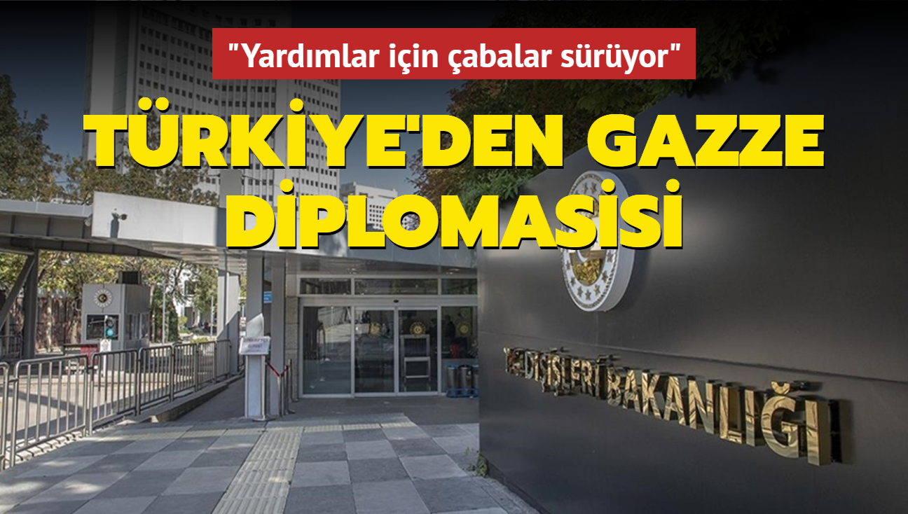 T Rkiye Den Gazze Diplomasisi Yard Mlar I In Abalar S R Yor