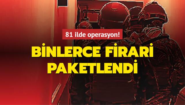 Ilde Ember Operasyonu Bin Firari Yakaland