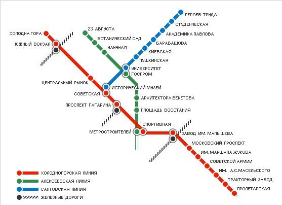 Покажи схему казанского метро