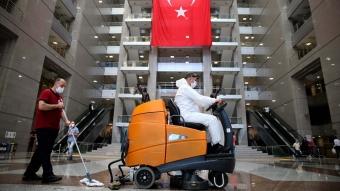 İstanbul Adliyesi'nde koronavirüs önlemleri