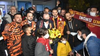 Galatasaray'a Malatya'da coşku seli