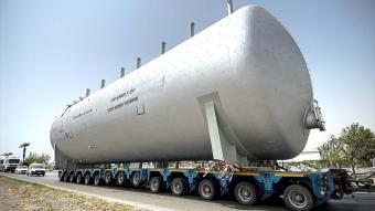 30 metrelik reaktör kara yoluyla taşınıyor! 4 gün sürecek