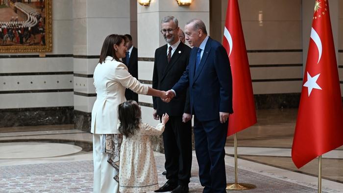 Başkan Erdoğan, 4 ülkenin büyükelçisini kabul etti