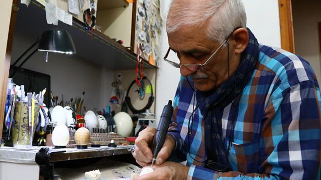 İşlediği yumurtalar 5 bin liradan alıcı buluyor
