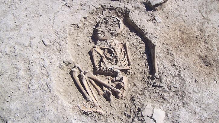 5700 Yıllık Çocuk İskeleti Bulundu
