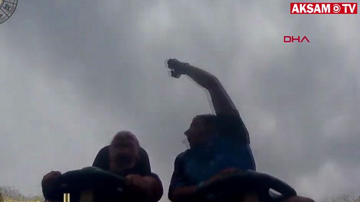 Hız Treninde Düşen Telefonu Havada Yakaladı