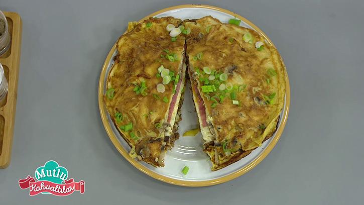 Omlet Arası Burger Tarifi #MutluKahvaltılar