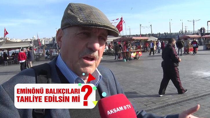 Eminönü Balıkçıları Tahliye Edilsin Mi? #KırmızıMikrofon