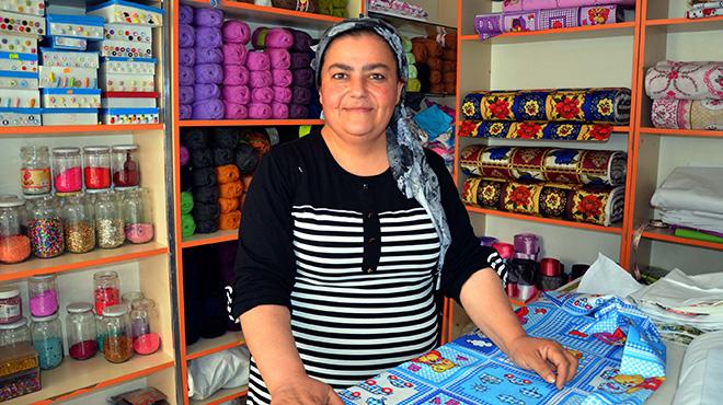 Dört çocuk annesi mikro krediyle işinin patronu oldu
