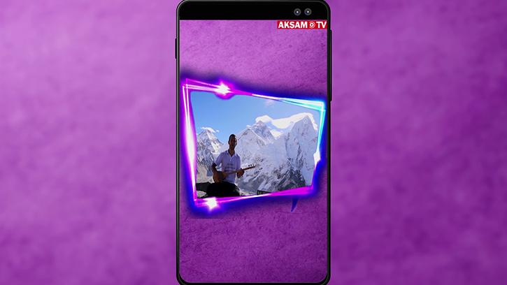 Genç Türk Gezgin Everest'te Saz Çaldı #AkşamStory