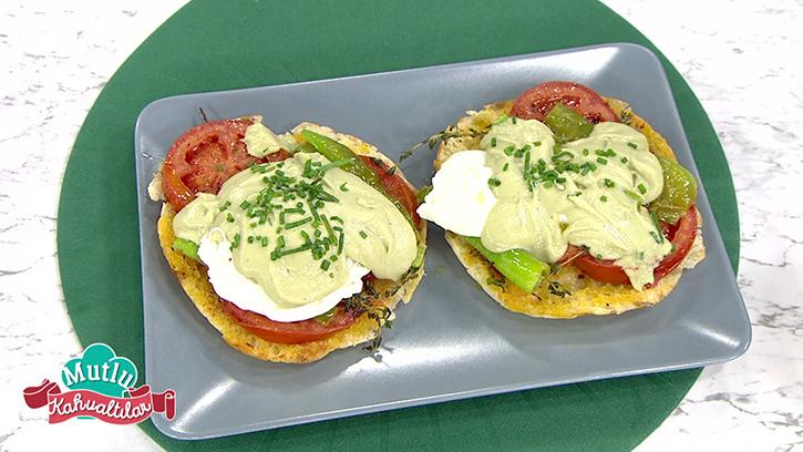 Avokado Soslu Poşe Yumurta Tarifi #MutluKahvaltılar 