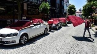 Sultanahmet'te bu manzarayı gören şaşırıyor... İşte nedeni