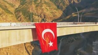 Türkiye'nin en uzun orta açıklıklı 'Beğendik Köprüsü' açıldı