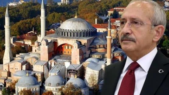 'Ayasofya'nın yeniden ibadete açılmasına tepki gösteren tek CHP'li Kılıçdaroğlu olsun'