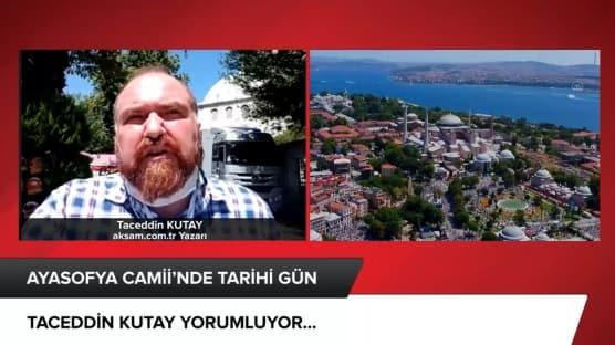 Ayasofya Camii'nde tarihi gün...
