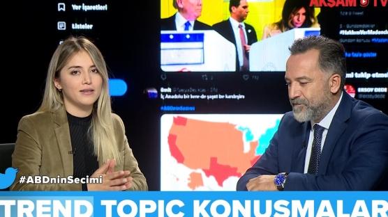 ABD seçimi... Trend Topic Konuşmalar