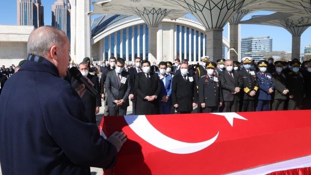 Şehitlere dualarla veda... Başkan Erdoğan konuştu