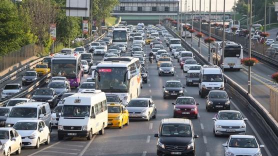 Trafiğe kayıtlı araç sayısı