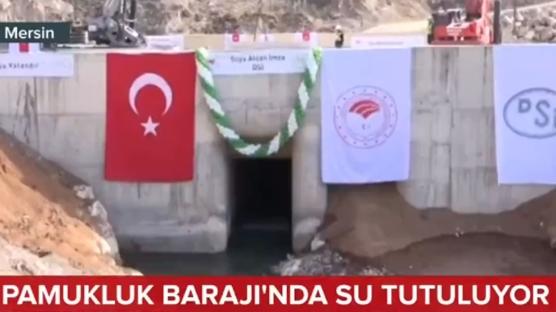 Pamukluk Barajı'nda su tutuluyor 