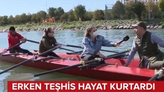 Kansere karşı kürek çektiler