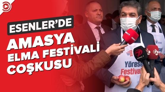 Esenler'de 'Amasya Elma Festivali' coşkusu