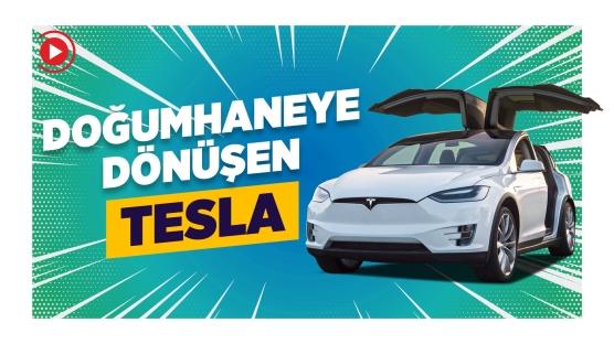 Kendi kendine giden Tesla'da doğum yaptı | TeknoZone #13