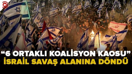 İsrail savaş alanına döndü…