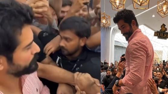 Burak Özçivit için Pakistan'da izdiham! 