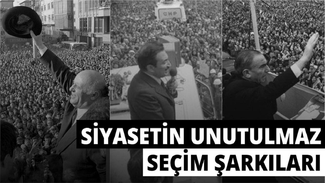 Türk siyasi tarihine damga vuran seçim şarkıları