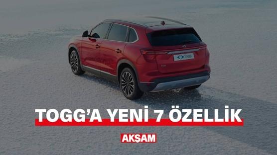 Togg'a 7 yeni özellik!