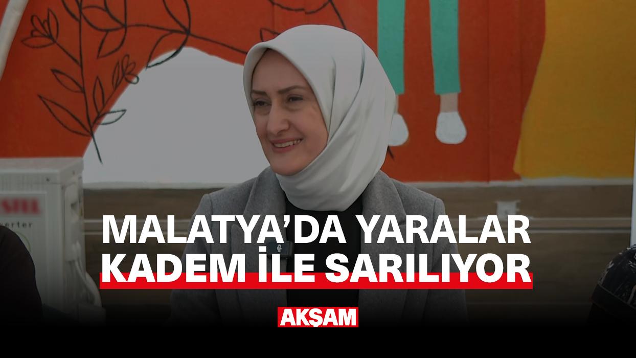 Malatya'da yaralar KADEM ile sarılıyor.