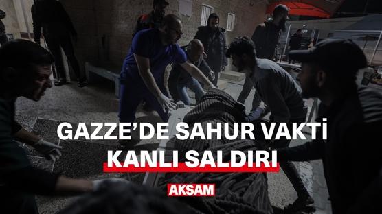 Gazze'de sahur vakti kanlı saldırı!