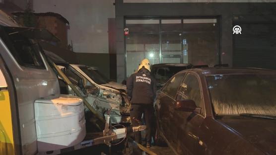 Tuzla'da cipte çıkan ve 5 araca sıçrayan yangın söndürüldü