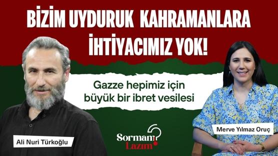 Ali Nuri Türkoğlu: “Gazze hepimiz için büyük bir ibret vesilesi”