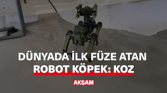Dünyanın ilk füze atan robot köpeği: Koz