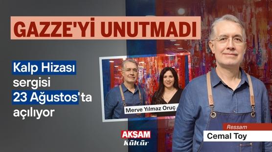 Gazze'yi unutmadı! Kalp Hizası sergisi 23 Ağustos'ta AKM Galeri'de… 