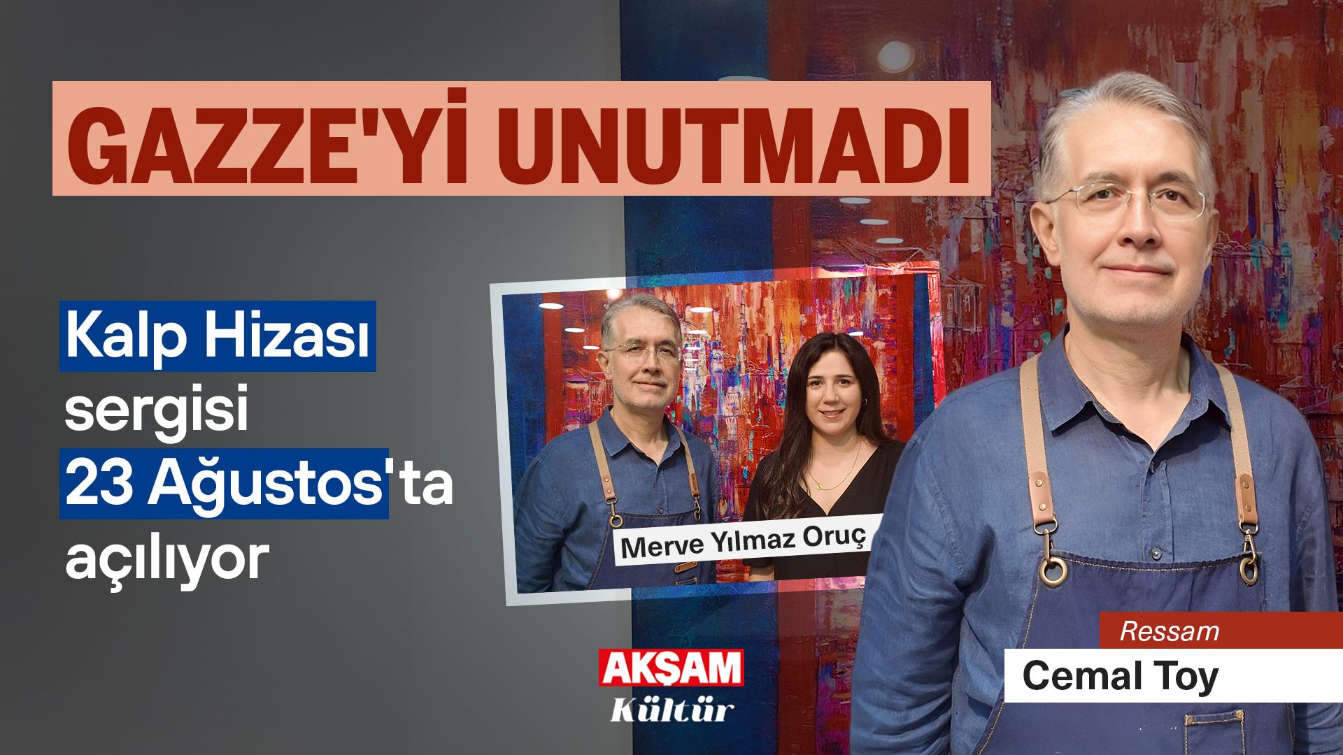 Gazze'yi unutmadı! Kalp Hizası sergisi 23 Ağustos'ta AKM Galeri'de… 