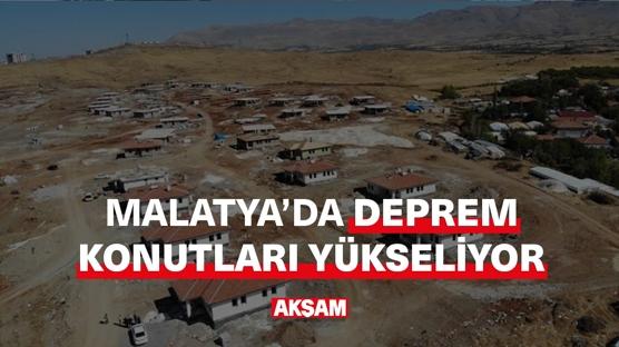 Malatya'da deprem konutları yükselmeye devam ediyor