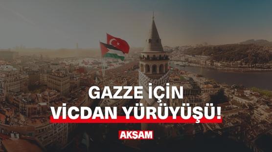 Gazze için vicdan yürüyüşü!