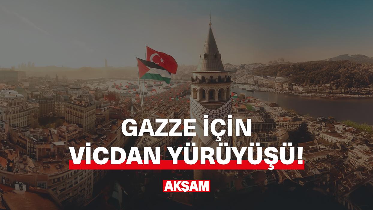 Gazze için vicdan yürüyüşü!