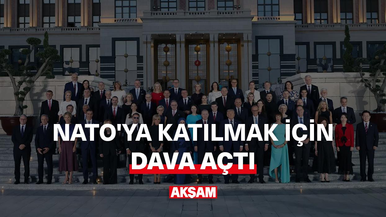 Nato'ya katılmak için dava açtı!