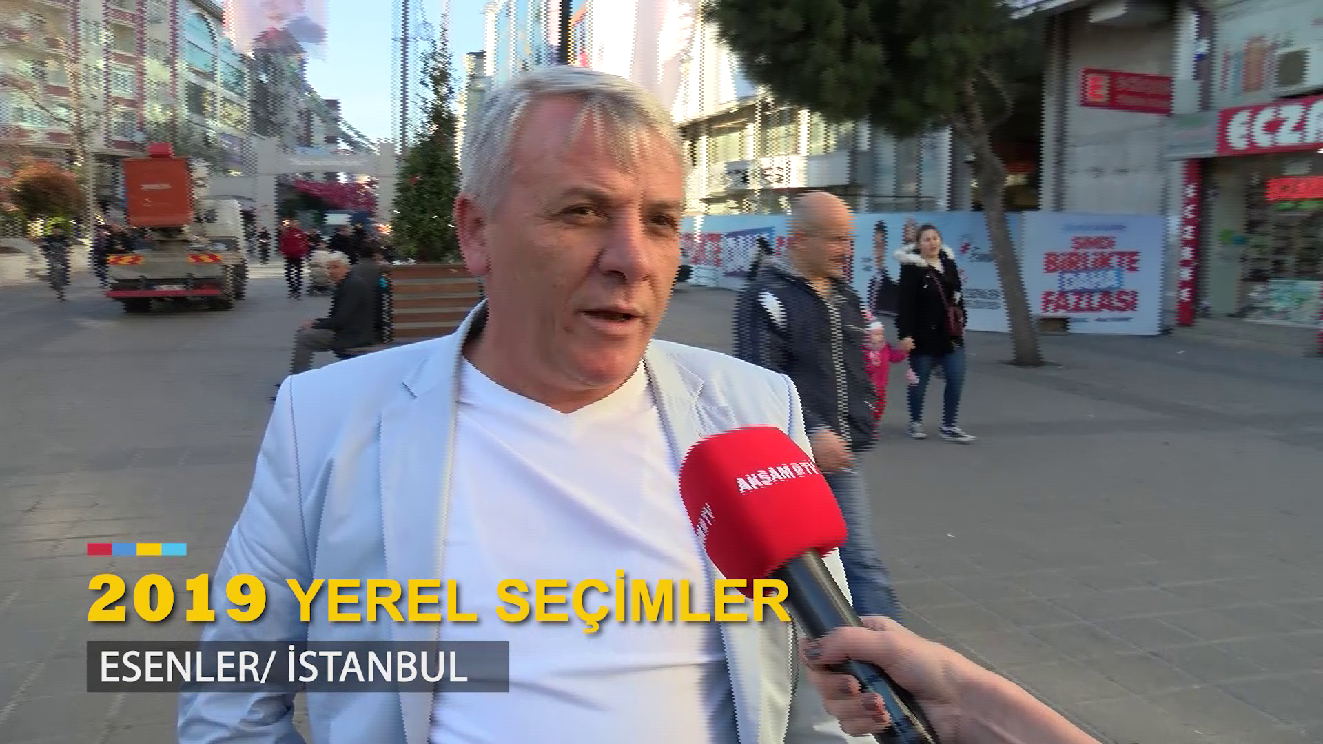 Akşam TV Yerel Seçim Öncesi Esenler'de Halkın Nabzını Tuttu
