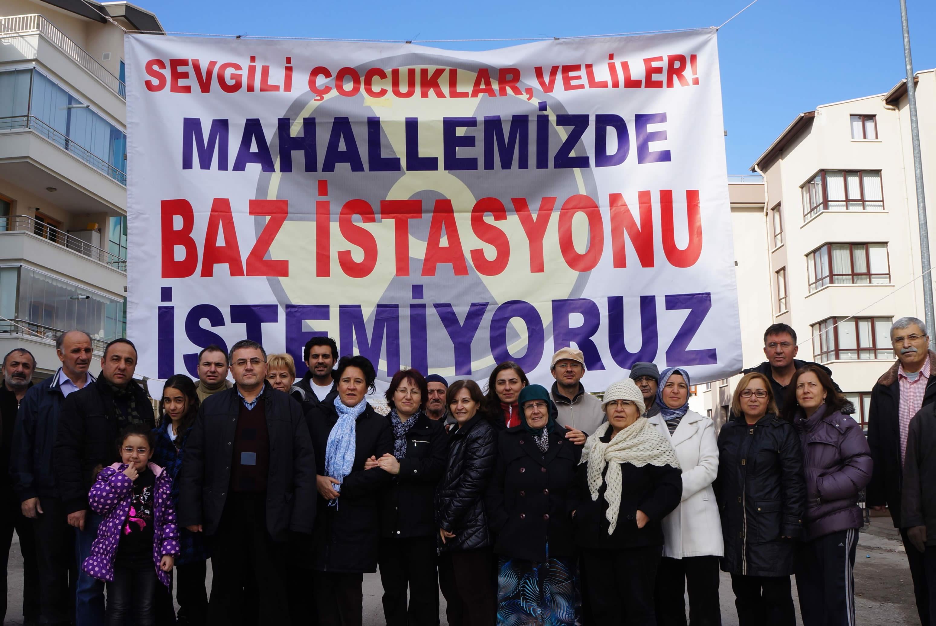 'Baz istasyonu istemiyoruz'