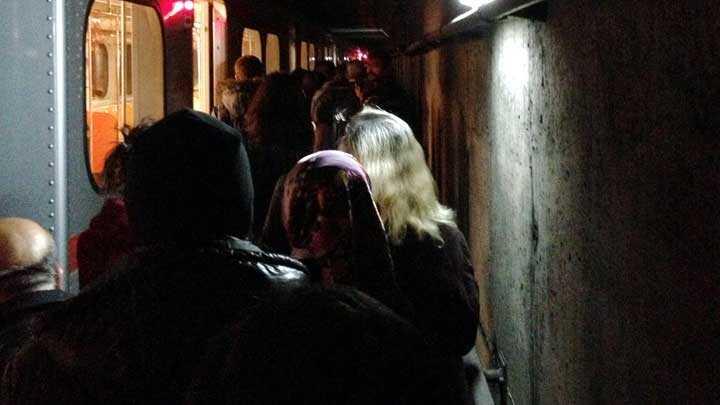 Ankara Metrosu'nda korku dolu dakikalar