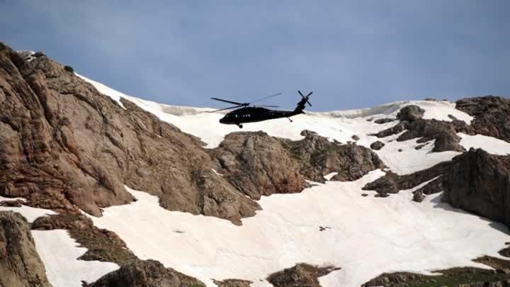 Tunceli'de hava operasyonu