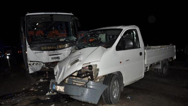 Tekirda'da trafik kazas: 9 yaral